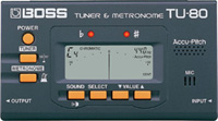 Gitaar tuners & stemapparaten Boss TU-80 handheld tuner