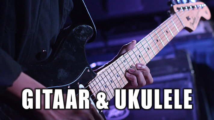 Instrument training gitaar en ukulele